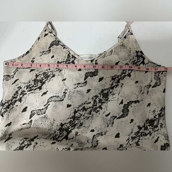 Olivia & James -long snake slip lined dress - Picture 6 of 9